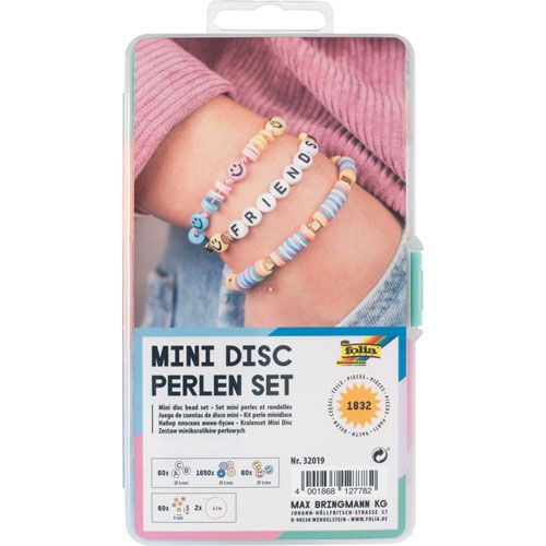 Mini Disc Perlen-Set, 1.832 Perlen