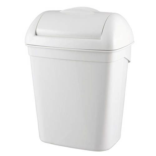 Hygiene-Abfallbehälter, 23 Liter, weiß